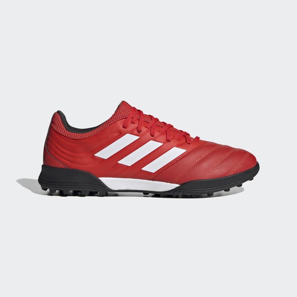 Adidasi Fotbal Adidas Copa 20.3 Turf Barbati Romania - Rosii/Albi/Negrii G28545